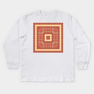 Indian Geometrical Kids Long Sleeve T-Shirt